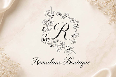 Difarina Sweet Monogram Font Prasetya Letter 