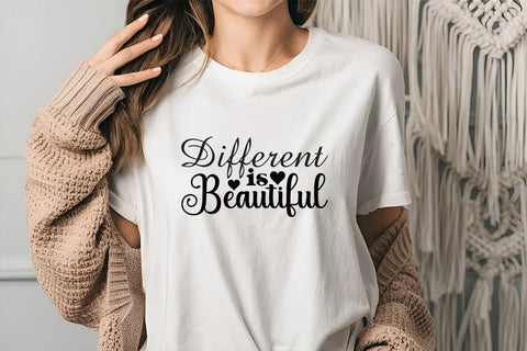 Different is beautiful SVG Angelina750 