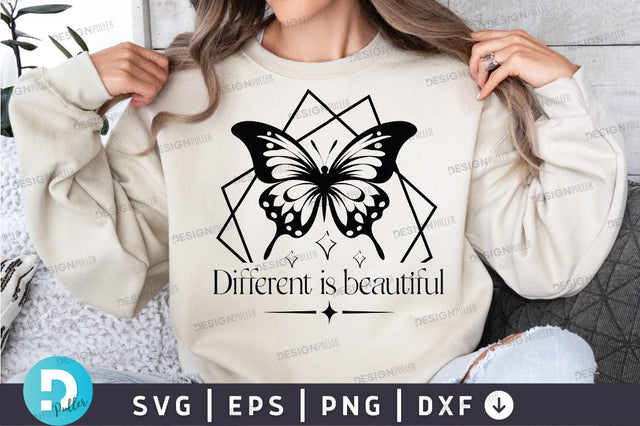 Different is beautiful Svg Design SVG Regulrcrative 