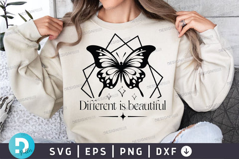 Different is beautiful Svg Design SVG Regulrcrative 