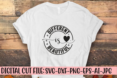 Different Is Beautiful SVG SVG Syaman 