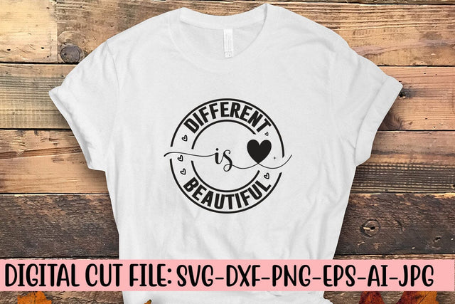 Different Is Beautiful SVG SVG Syaman 
