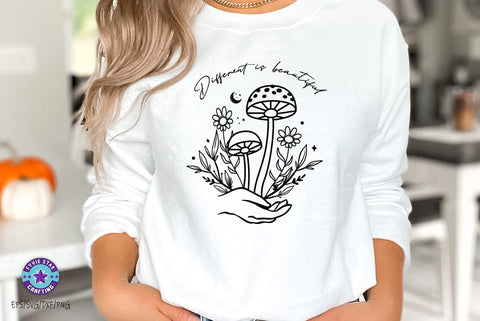 Different is beautiful, Wildflower, Celestial SVG SVG FiveStarCrafting 