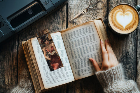 Digital Bookmarks For Women | Print And Cut Printable Paper SVG GlamArtZhanna 