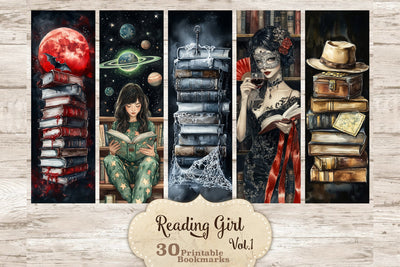 Digital Bookmarks For Women | Print And Cut Printable Paper SVG GlamArtZhanna 