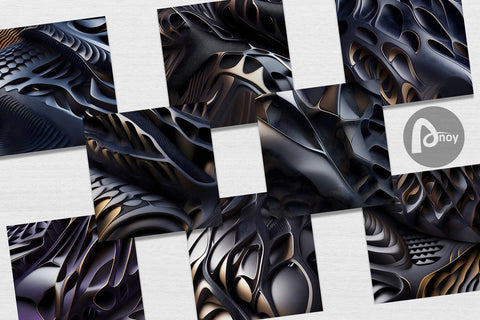 Digital Paper 3D carbon texture Digital Pattern artnoy 
