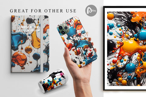 Digital Paper 3D Ink Liquid Sublimation artnoy 