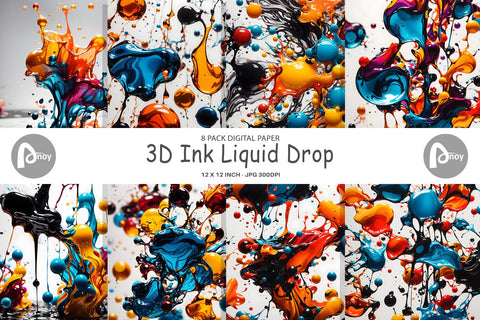 Digital Paper 3D Ink Liquid Sublimation artnoy 