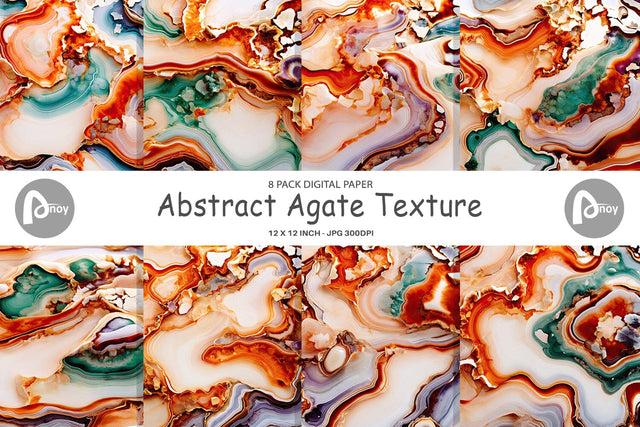 Digital Paper Abstract Agate Digital Pattern artnoy 