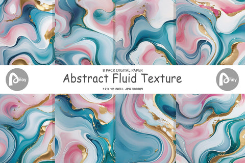 Digital Paper Abstract Fluid Digital Pattern artnoy 
