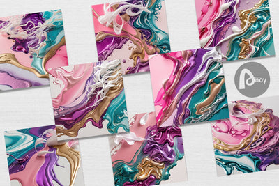 Digital Paper Alcohol Ink Painting Digital Pattern artnoy 