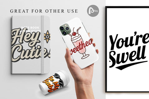 Digital Paper Atomic Love 50s Valentine Quotes Digital Pattern artnoy 