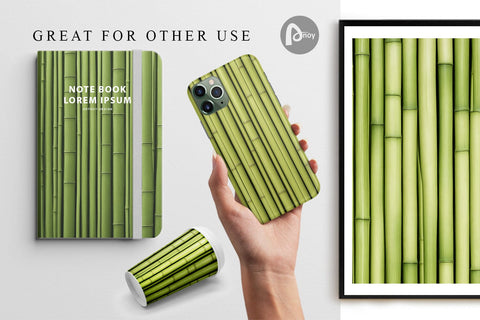 Digital Paper Bamboo Texture Digital Pattern artnoy 