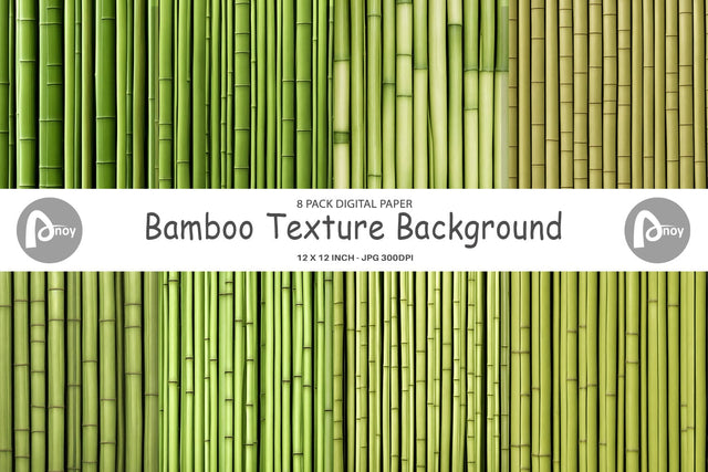 Digital Paper Bamboo Texture Digital Pattern artnoy 