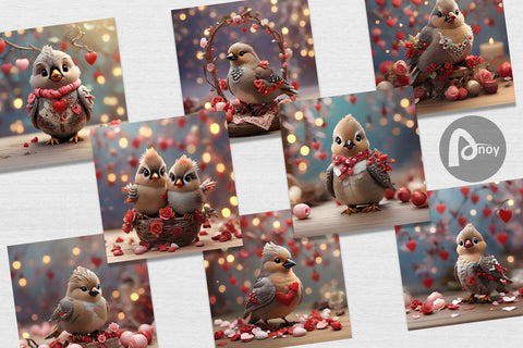 Digital Paper Bird Bohemian Digital Pattern artnoy 