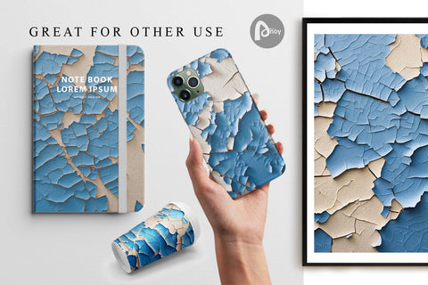 Digital Paper Blue Peel Texture Digital Pattern artnoy 