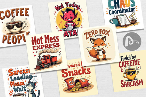 Digital Paper Bold Sassy Quotes Digital Pattern artnoy 