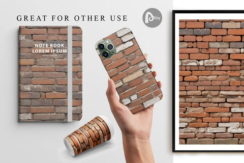 Digital Paper Brick Wall Digital Pattern artnoy 