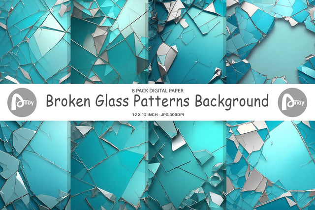 Digital Paper Broken Glass Patterns Digital Pattern artnoy 