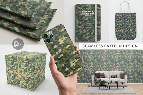 Digital Paper Camouflage Texture Digital Pattern artnoy 