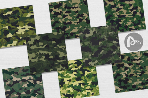 Digital Paper Camouflage Texture Digital Pattern artnoy 