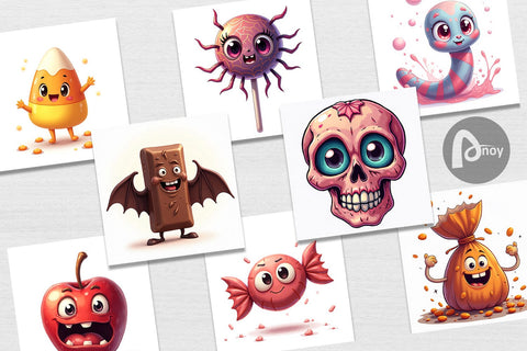 Digital Paper Candy Surreals Digital Pattern artnoy 