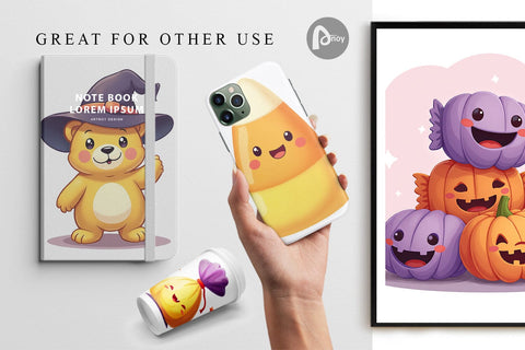 Digital Paper Candy Treats Digital Pattern artnoy 