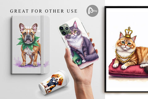 Digital Paper Carnival Jungle Watercolor Safari Mardi Gras Digital Pattern artnoy 