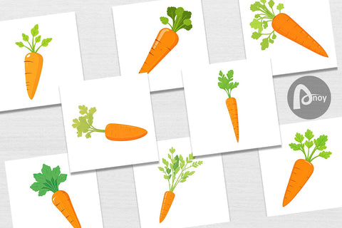 Digital Paper Carrot Digital Pattern artnoy 