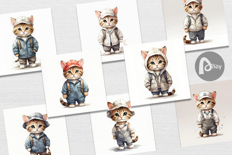 Digital Paper Cat Work Digital Pattern artnoy 