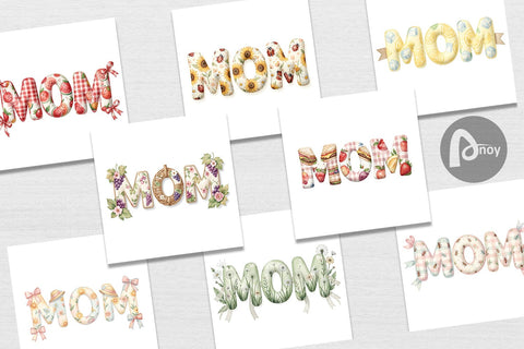 Digital Paper Cheerful Picnic MOM Gingham Digital Pattern artnoy 