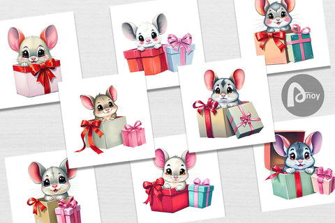 Digital Paper Chinchilla Gift Digital Pattern artnoy 