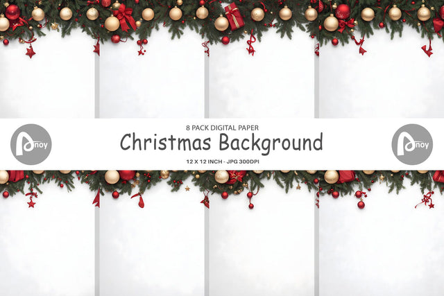 Digital Paper Christmas Background Digital Pattern artnoy 