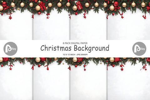 Digital Paper Christmas Background Digital Pattern artnoy 