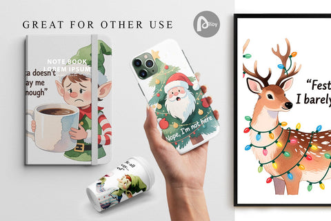 Digital Paper Christmas Burnout Vibes Digital Pattern artnoy 