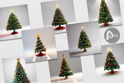 Digital Paper Christmas Tree Digital Pattern artnoy 