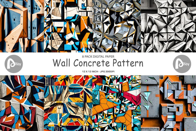 Digital Paper Concrete Wall Pattern Digital Pattern artnoy 