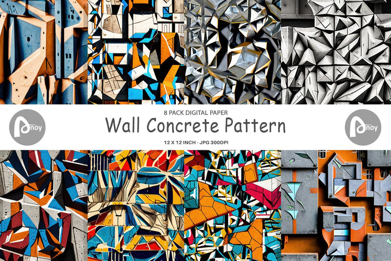 Digital Paper Concrete Wall Pattern Digital Pattern artnoy 