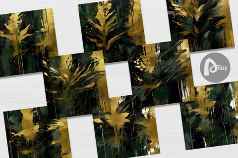 Digital Paper Contemporary Art Dark Digital Pattern artnoy 