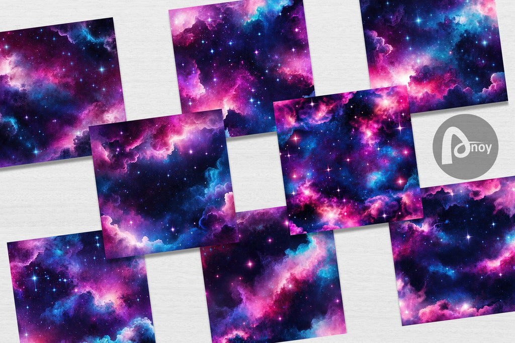 Digital Paper Cosmic Glow - So Fontsy