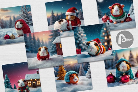 Digital Paper Crochet Guinea Pig Digital Pattern artnoy 