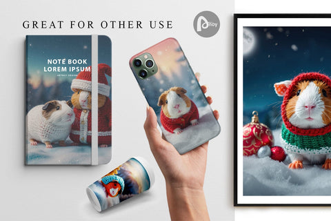 Digital Paper Crochet Guinea Pig Digital Pattern artnoy 