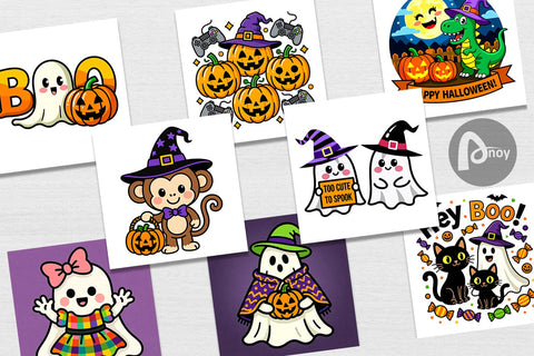 Digital Paper Cute Characters Digital Pattern artnoy 