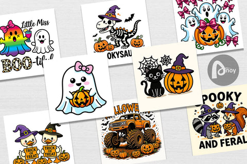 Digital Paper Cute Halloween Digital Pattern artnoy 