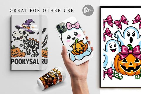 Digital Paper Cute Halloween Digital Pattern artnoy 