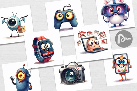 Digital Paper Cyber Monday Craze Digital Pattern artnoy 