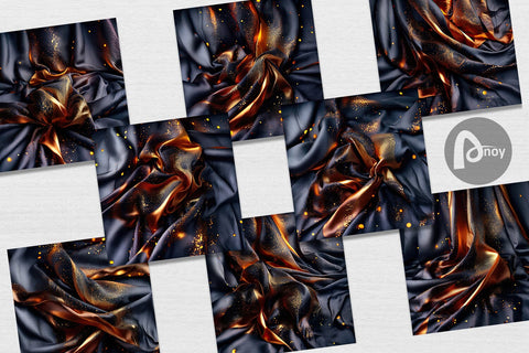 Digital Paper Dark Silk Satin Digital Pattern artnoy 