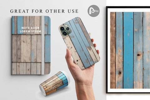 Digital Paper Distressed Wooden Digital Pattern artnoy 