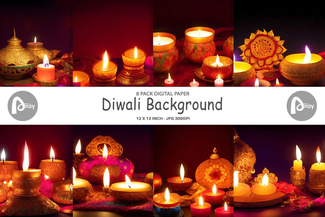 Digital Paper Diwali Background Digital Pattern artnoy 