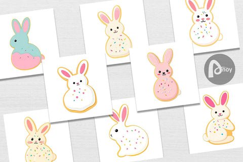 Digital Paper Easter Cookie Digital Pattern artnoy 